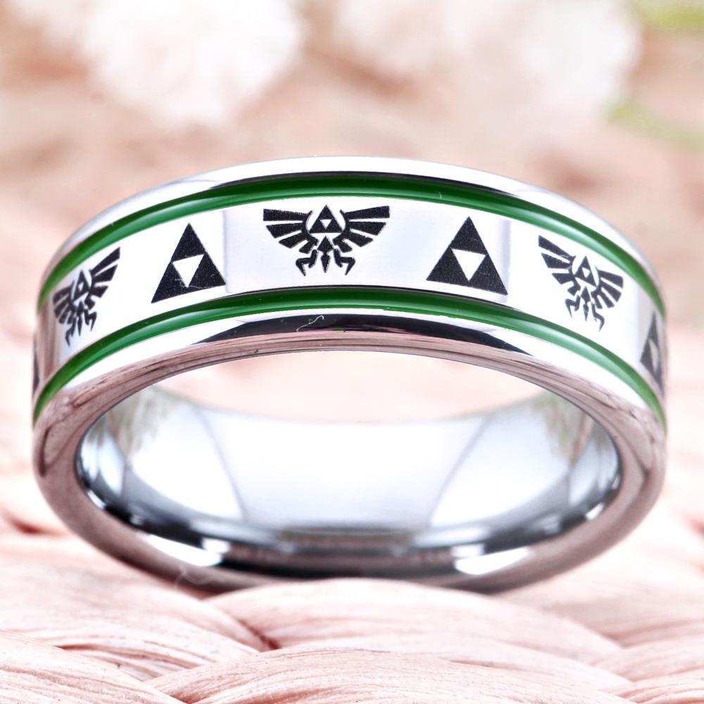 Bague Zelda Triforce du Courage