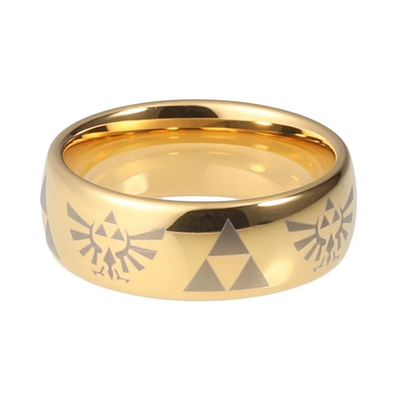Bague Zelda Triforce Or (Tungstène) – Image 2