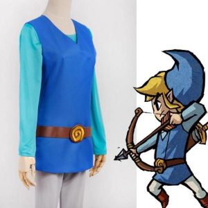Déguisement Zelda Link Bleu (Four Swords Adventures)