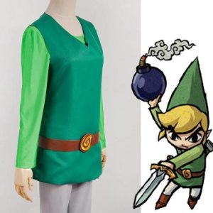 Déguisement Zelda Link Vert (Four Swords Adventures)