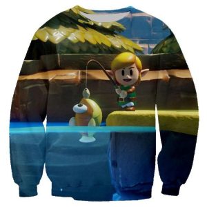 Sweat Zelda Pêche (Link's awakening)