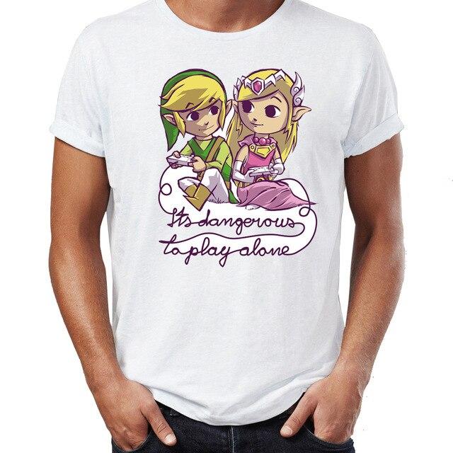 T-shirt Zelda Link et Zelda